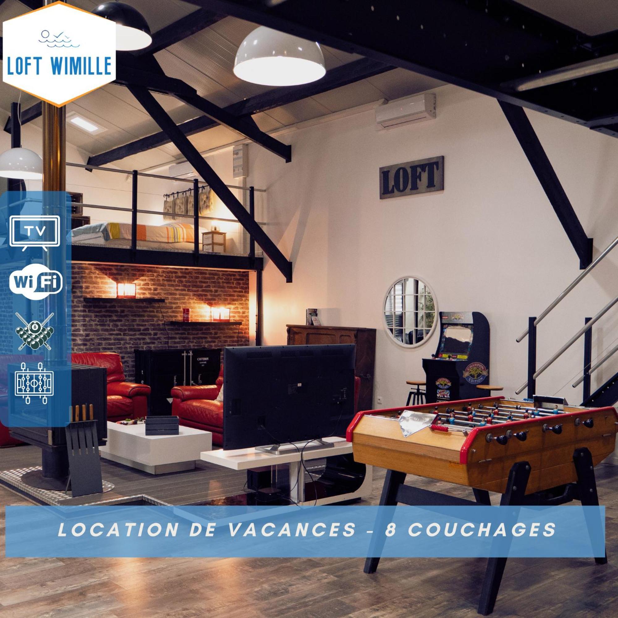 Loft Spacieux A Wimille, Proche De Nausicaa Et Des Plages, 8 Couchages Экстерьер фото