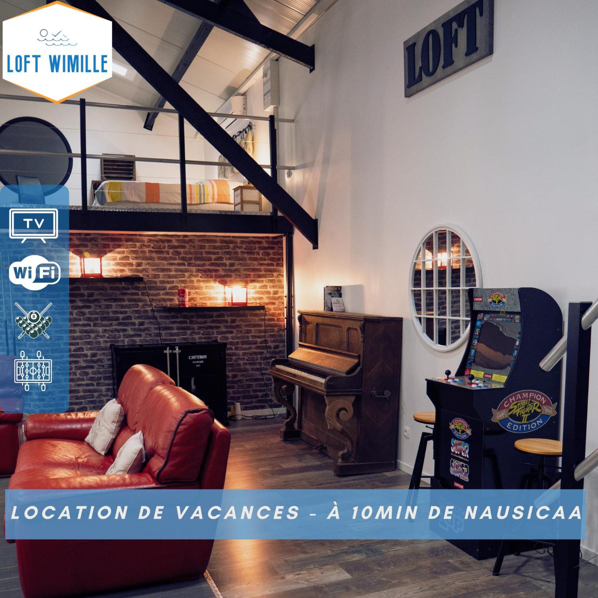 Loft Spacieux A Wimille, Proche De Nausicaa Et Des Plages, 8 Couchages Экстерьер фото
