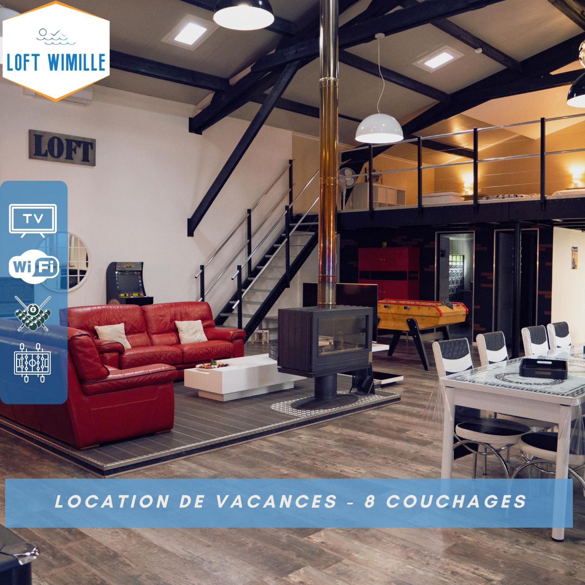 Loft Spacieux A Wimille, Proche De Nausicaa Et Des Plages, 8 Couchages Экстерьер фото