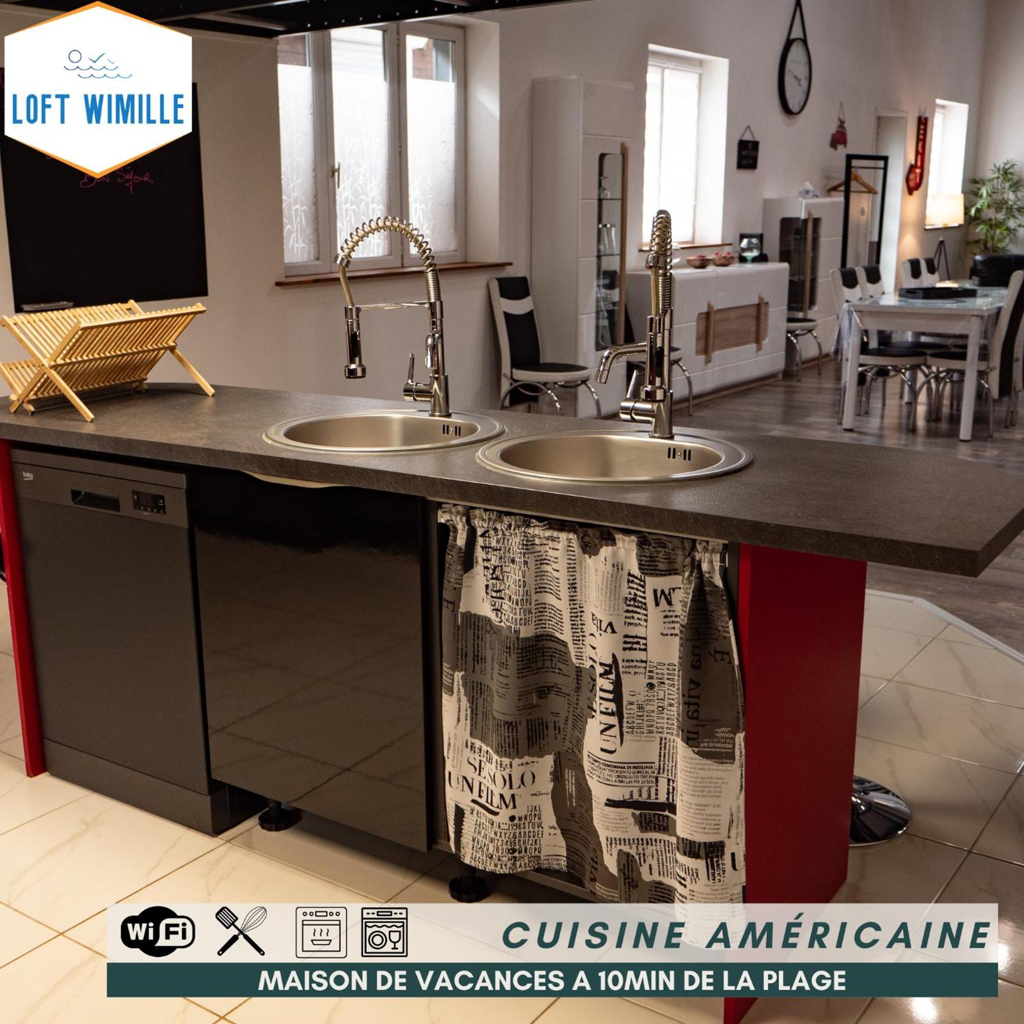 Loft Spacieux A Wimille, Proche De Nausicaa Et Des Plages, 8 Couchages Экстерьер фото