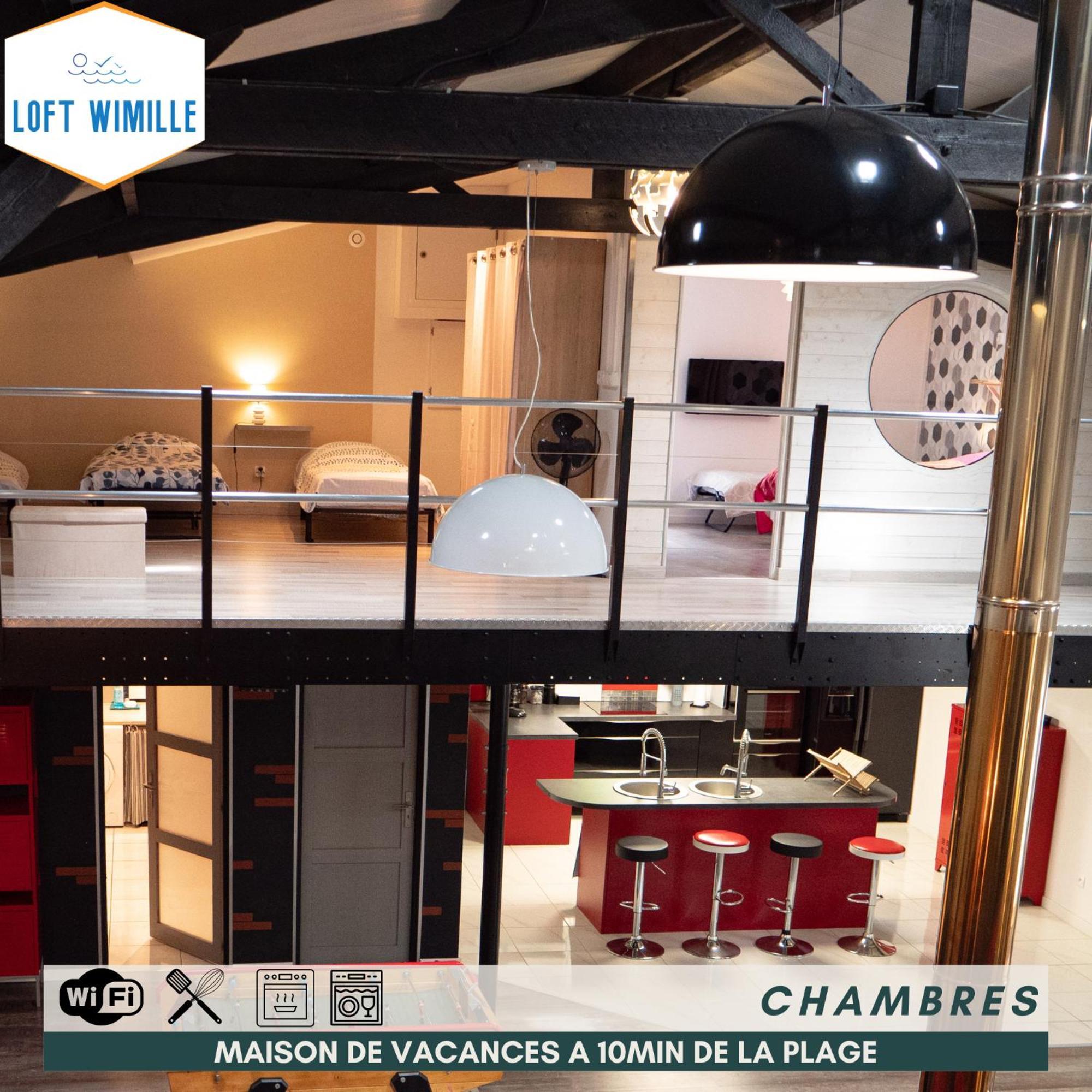 Loft Spacieux A Wimille, Proche De Nausicaa Et Des Plages, 8 Couchages Экстерьер фото